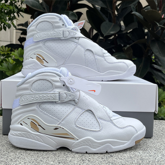 Air Jordan 8 Retro OVO Sneakers     AA1239-135 - DesignerGu