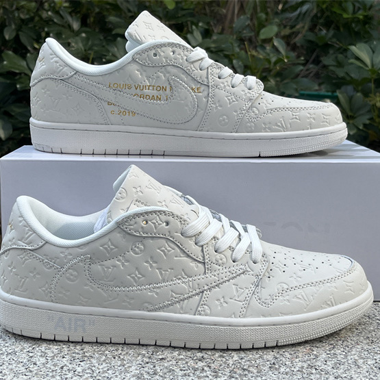 Louis Vuitton X Air Jordan 1 Low Sneaker      1A9V87 - DesignerGu