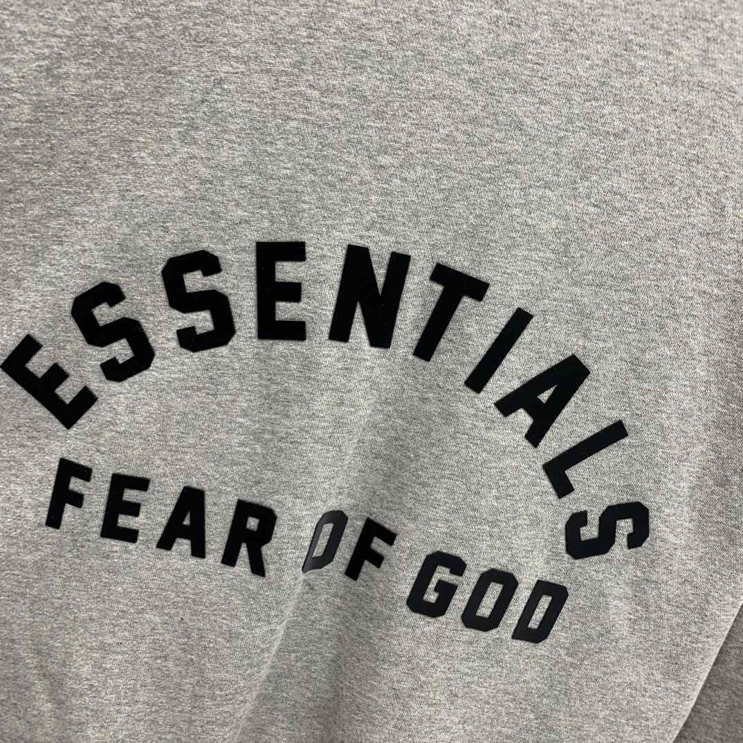 Fear Of God Essentials Logo-print Hoodie - DesignerGu