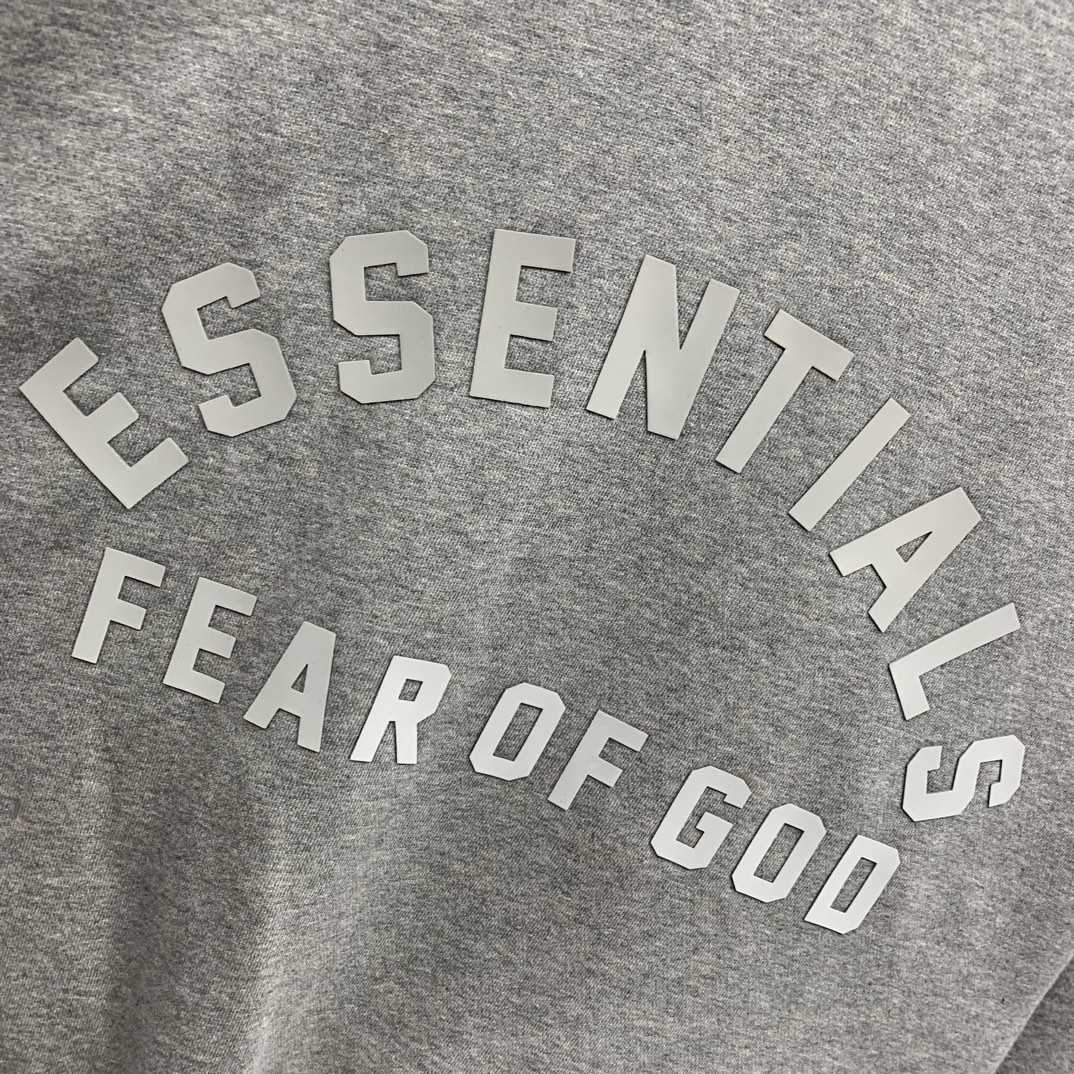 Fear Of God Essentials Logo-print Hoodie - DesignerGu