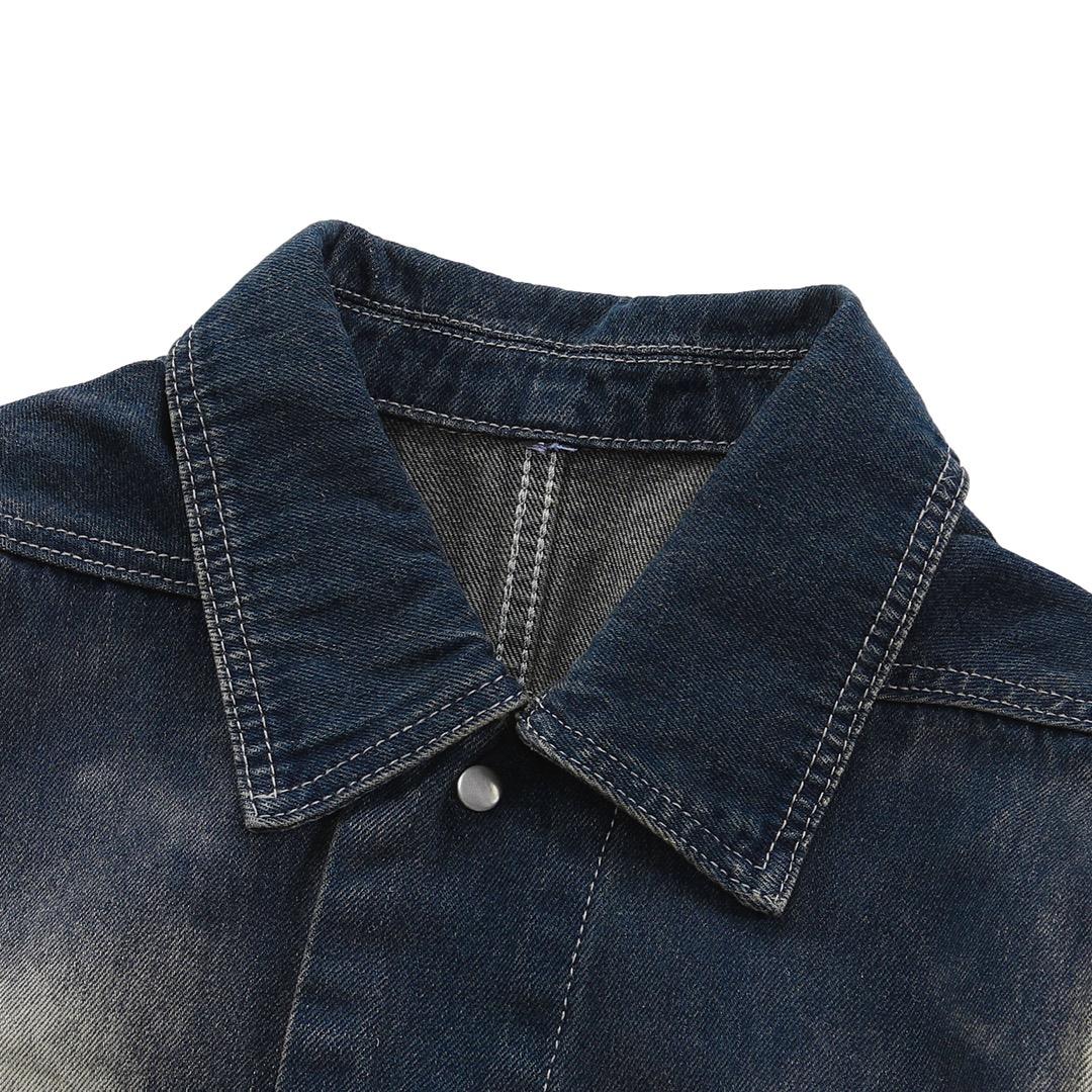 Rick Owens Drkshdw Faded Denim Jacket - DesignerGu