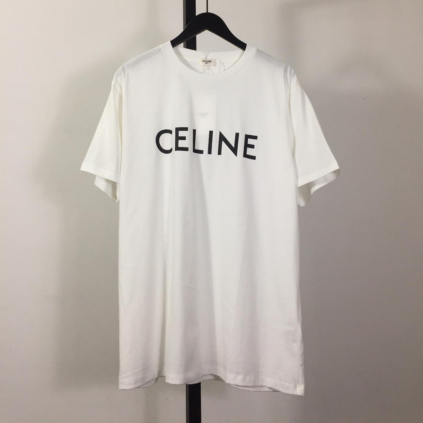 Celine Loose T-Shirt In Cotton Jersey - DesignerGu
