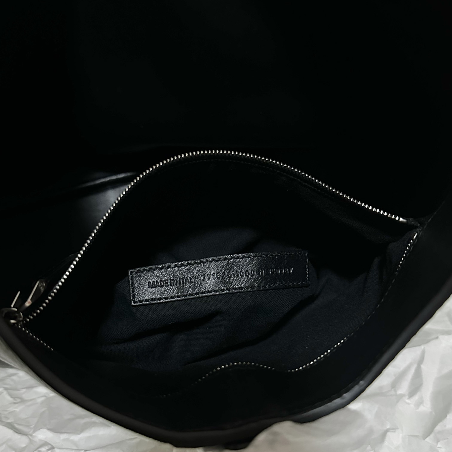 Balenciaga Women's Locker Medium North-South Hobo Bag In Black  - DesignerGu