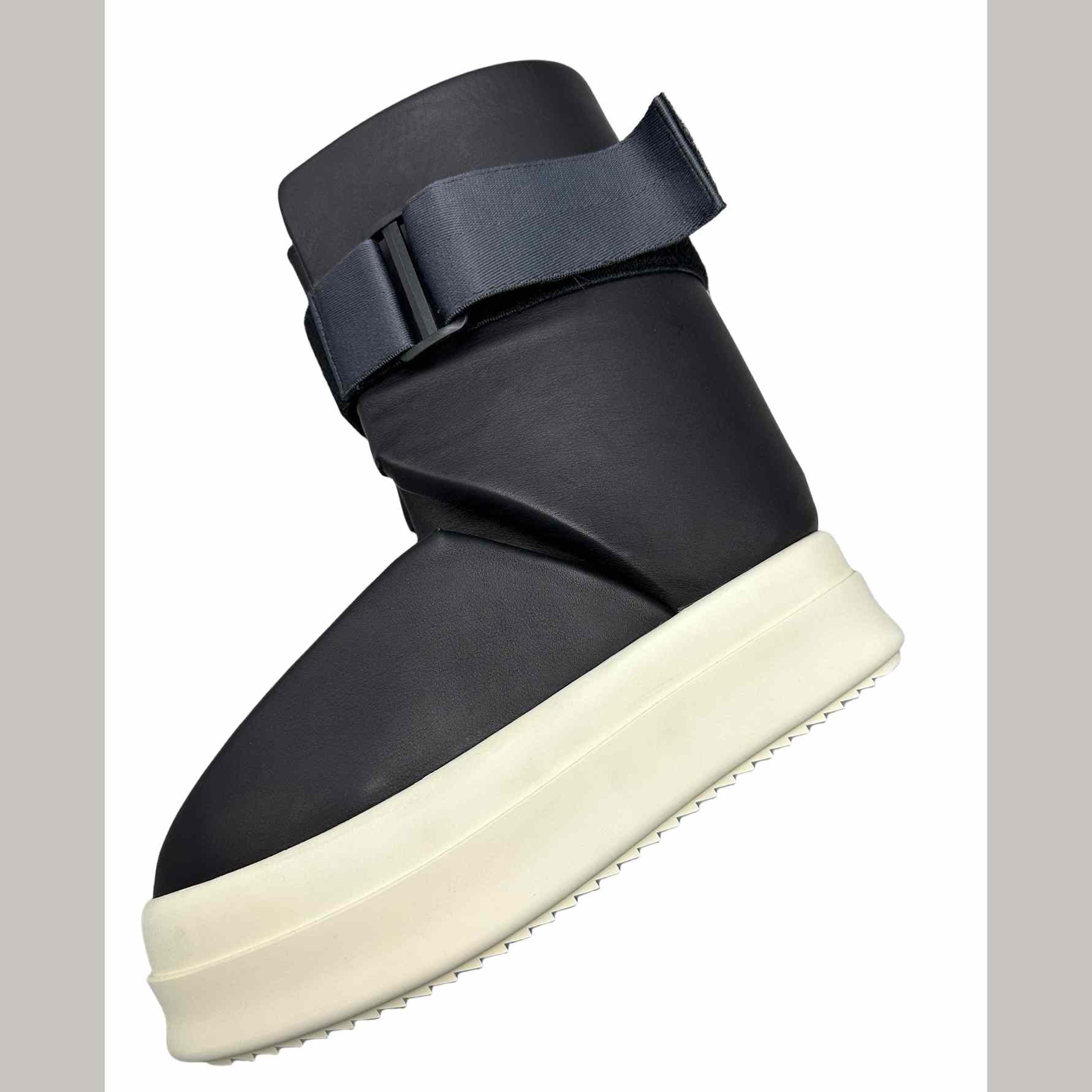 Rick Owens Splint Leather High-top Sneakers - DesignerGu