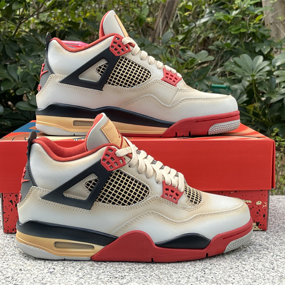 Air Jordan 4 Sneakers     AQ9129-105  - DesignerGu