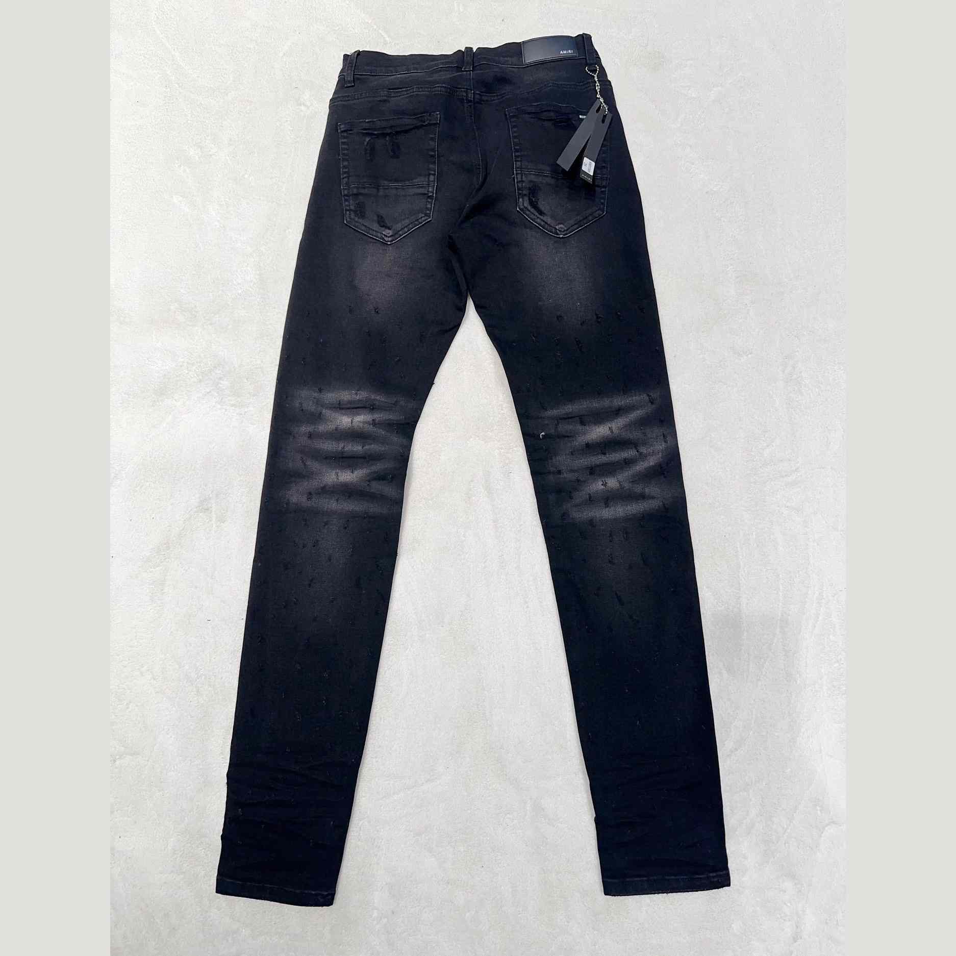 Amiri Jeans With Crystal - DesignerGu