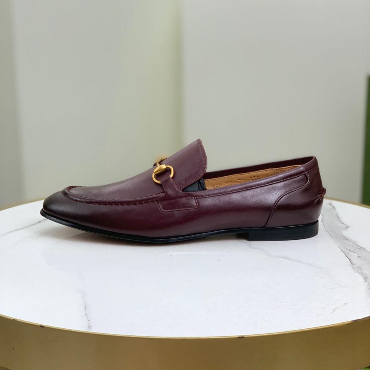 Gucci Jordaan Leather Loafer - DesignerGu