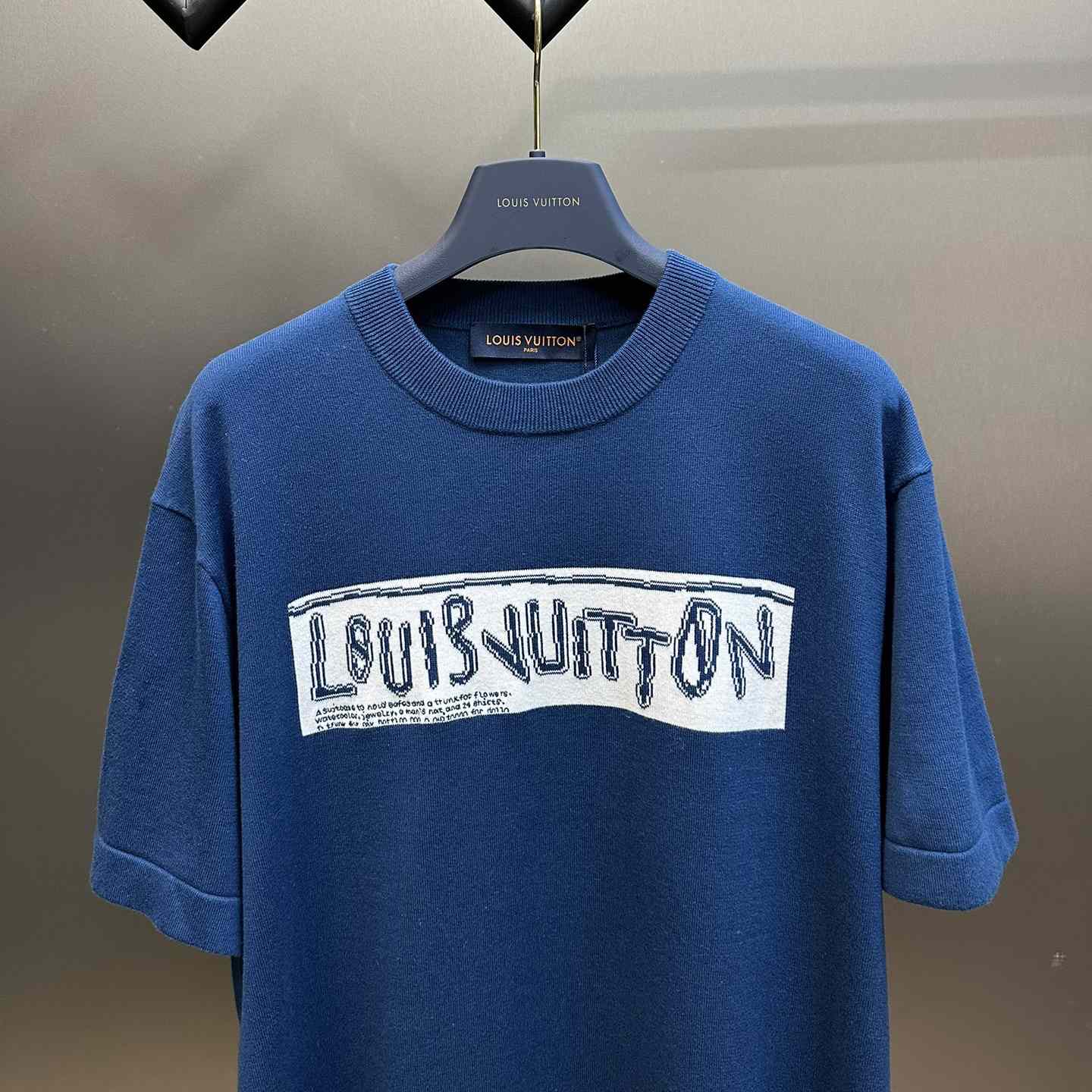 Louis Vuitton Short-Sleeved Cotton Crewneck    1AFALD - DesignerGu