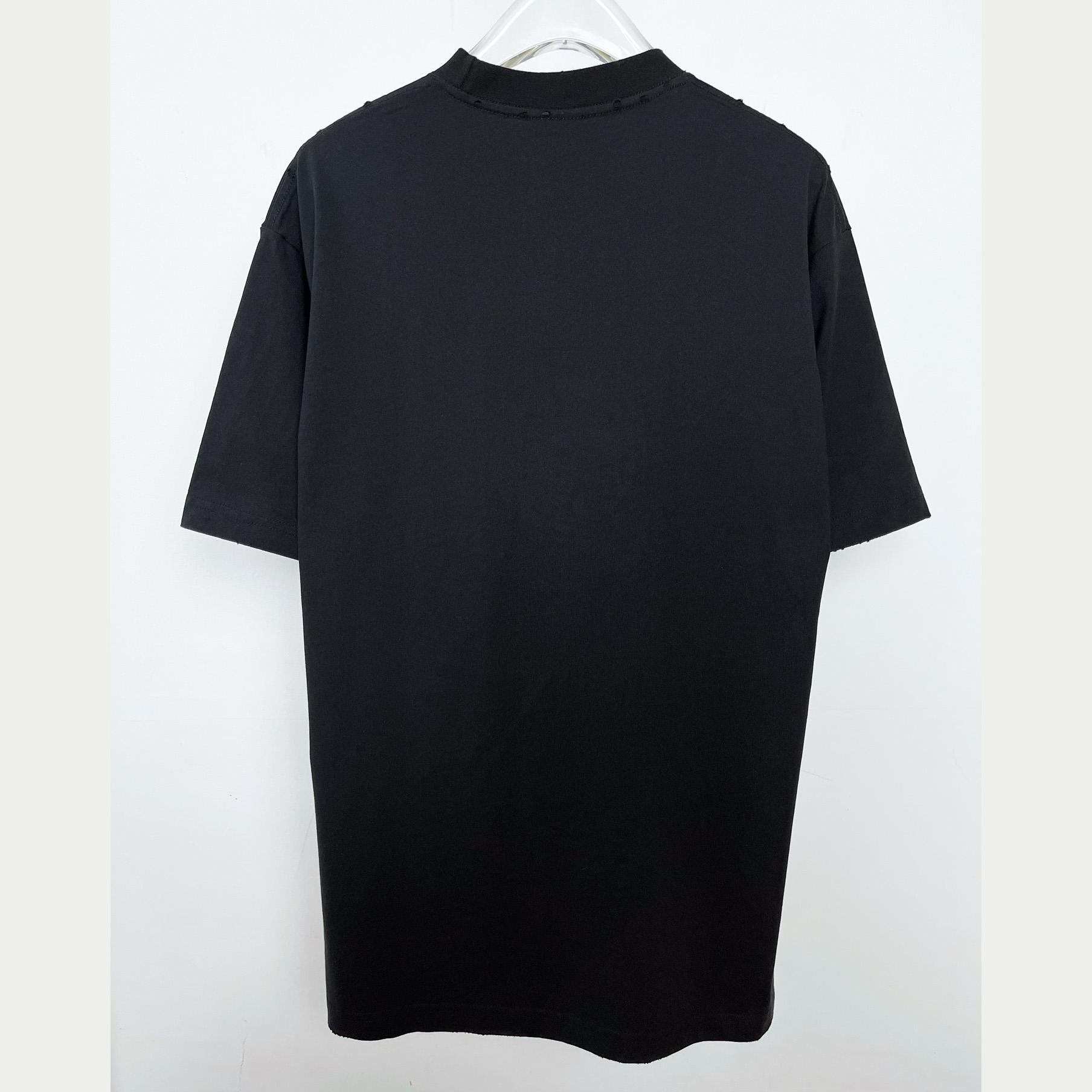 Balenciaga To My Love T-Shirt In Black - DesignerGu