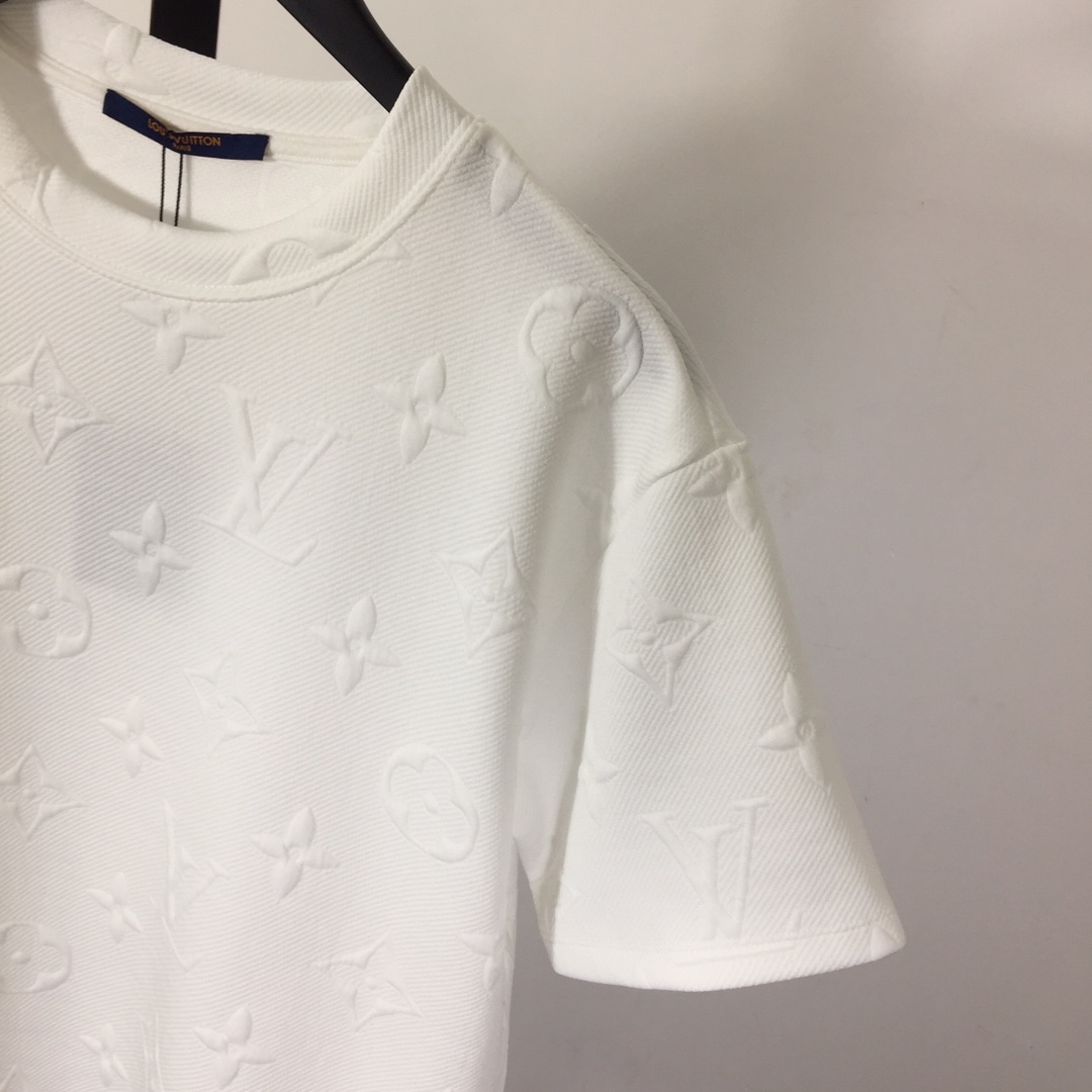 Louis Vuitton Monogram Cotton T-Shirt    - DesignerGu