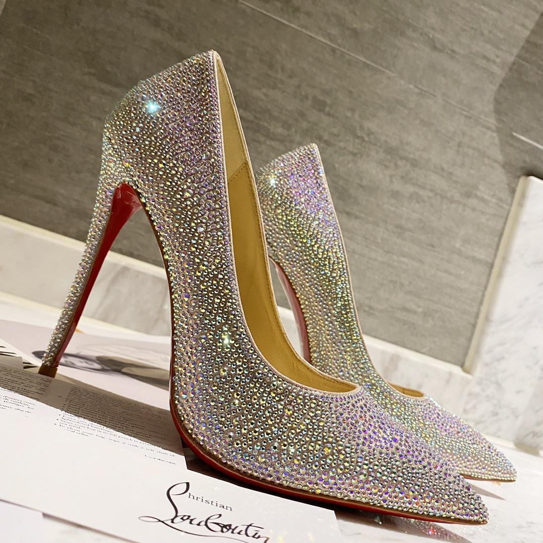 Christian Louboutin Kate Strass 100 mm Pumps - DesignerGu