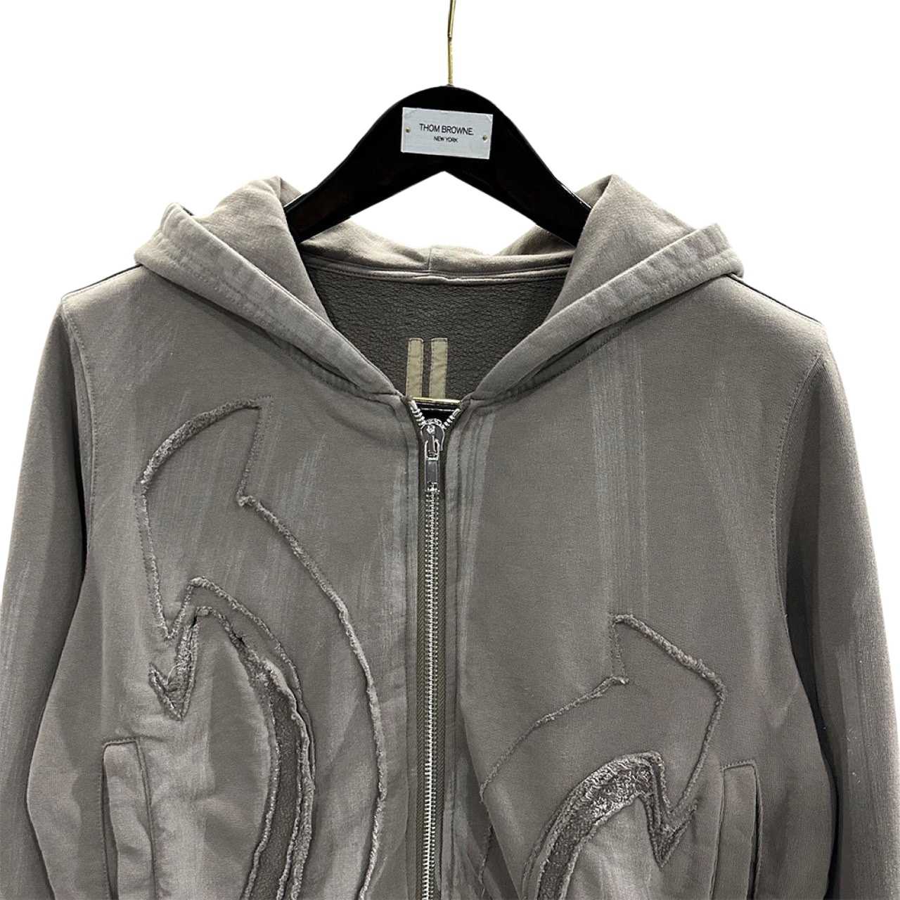 Rick Owens Drkshdw Cropped Zip-up Hoodie - DesignerGu