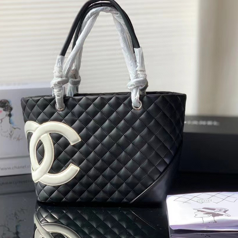 Chanel Cambon Ligne Tote Bag  (38-28-14cm) - DesignerGu