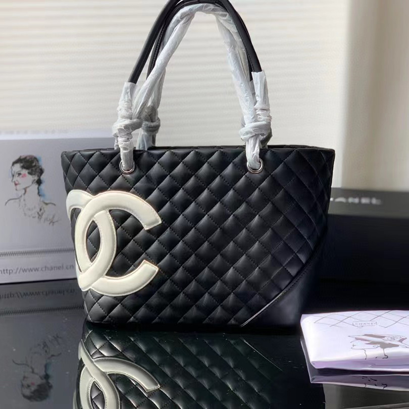 Chanel Cambon Ligne Tote Bag  (38-28-14cm) - DesignerGu