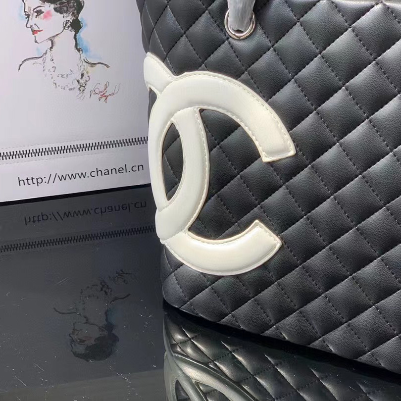 Chanel Cambon Ligne Tote Bag  (38-28-14cm) - DesignerGu