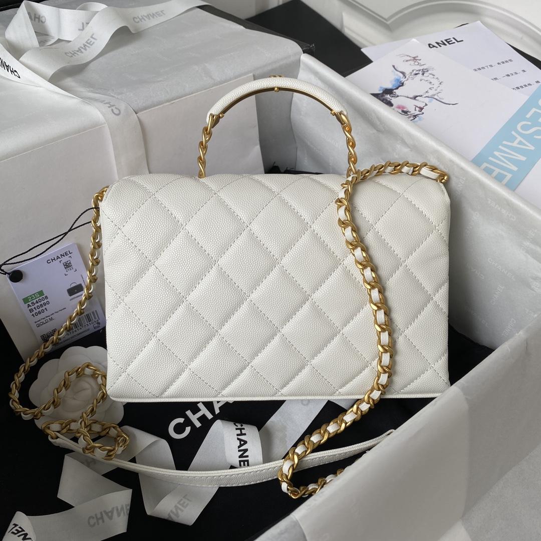 Chanel Flap Bag With Top Handle (14.5X22X8cm) - DesignerGu