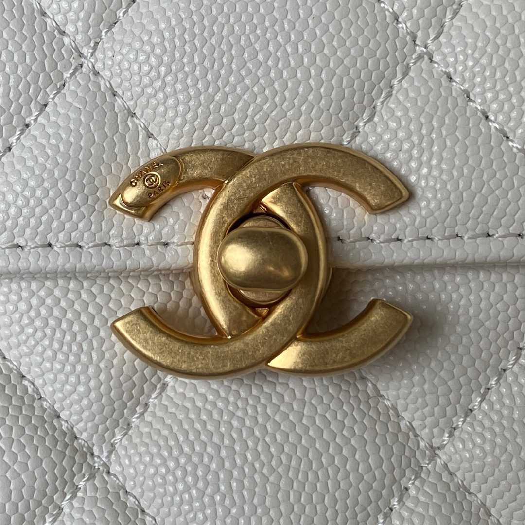 Chanel Flap Bag With Top Handle (14.5X22X8cm) - DesignerGu