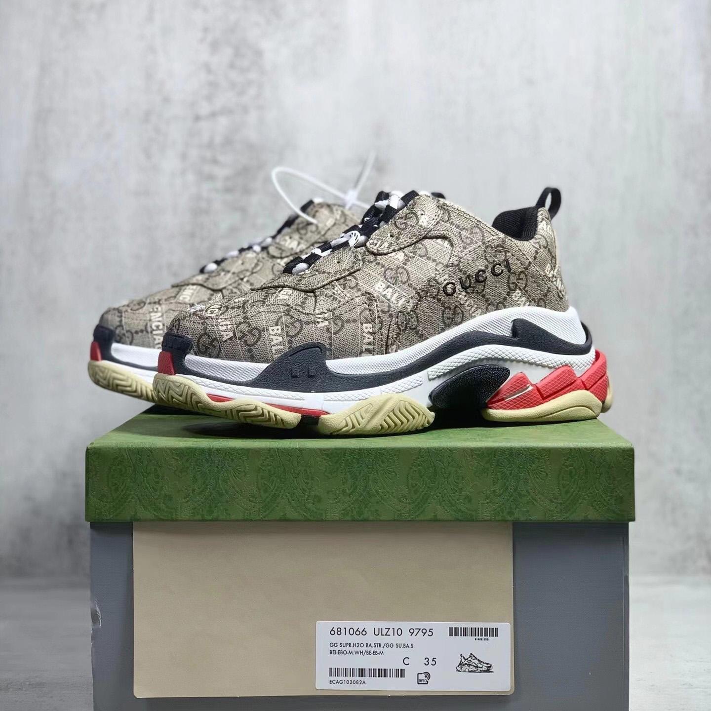 Gucci x Balenciaga Triple S Sneaker  - DesignerGu