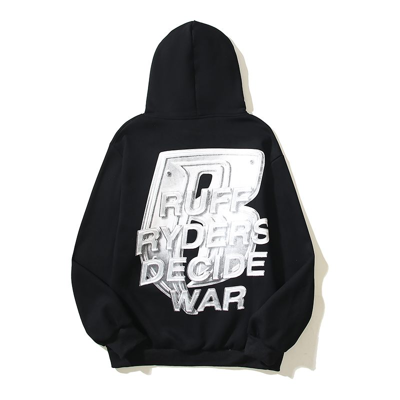 Who Decides War Ruff Ryders Cotton Hoodie - DesignerGu