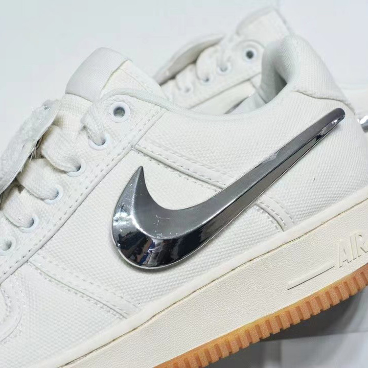 Travis Scott x NK Air Force 1 Sneaker    AQ4211-101  - DesignerGu