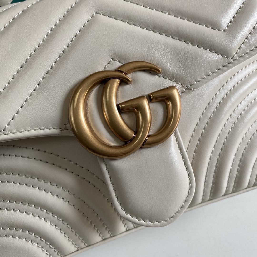 Gucci GG Marmont Mini Top Handle Bag - DesignerGu