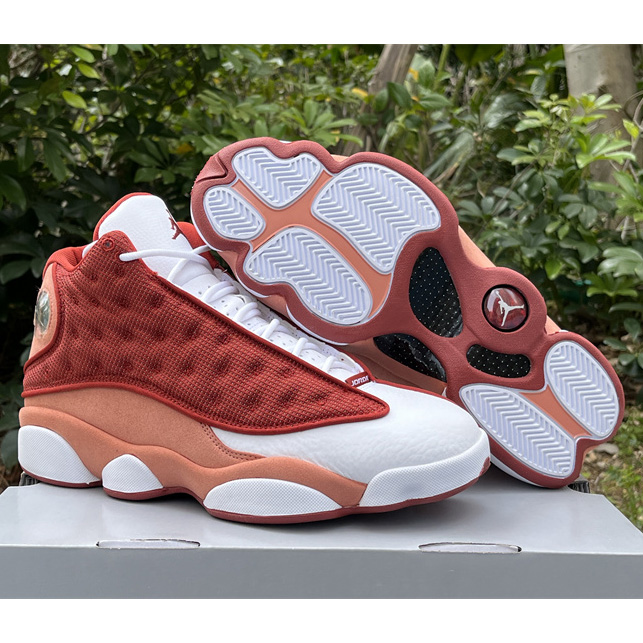 Air Jordan 13 “Dune Red” Sneakers       DJ5982-601 - DesignerGu