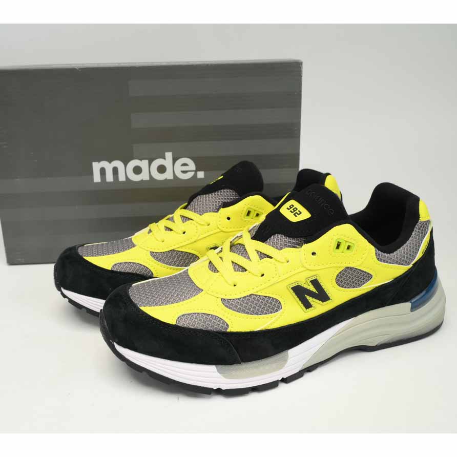 New Balance 992 Black And Yellow Sneakers      M992FG  - DesignerGu