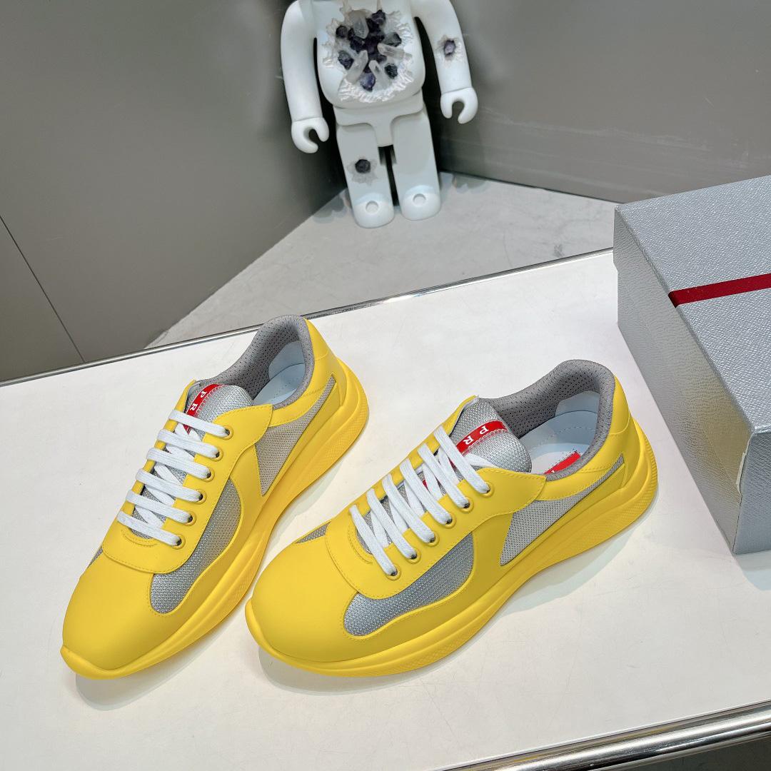 Prada America's Cup Soft Rubber And Bike Fabric Sneakers - DesignerGu