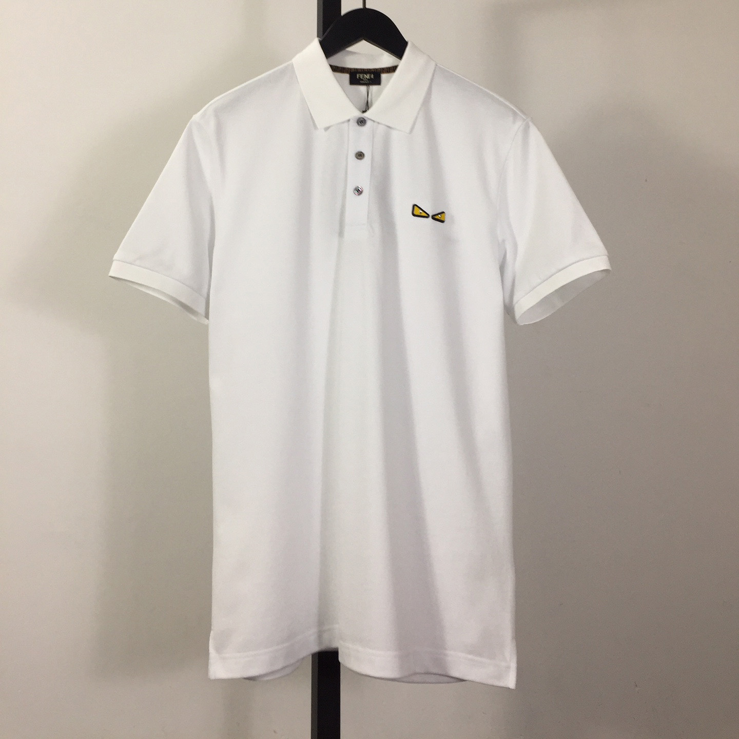 Fendi Logo Cotton Polo Shirt - DesignerGu
