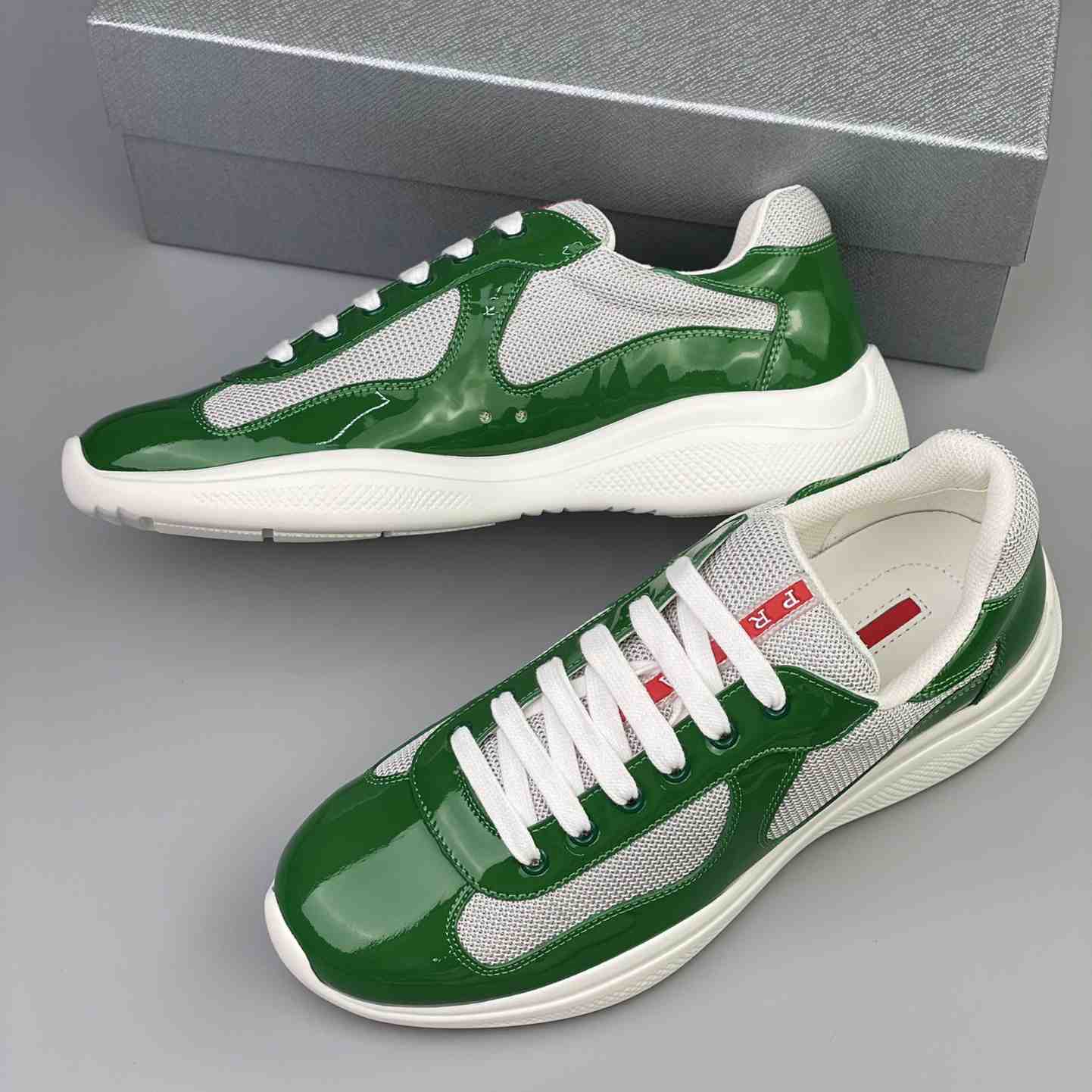 Prada Male America's Cup Sneaker  - DesignerGu