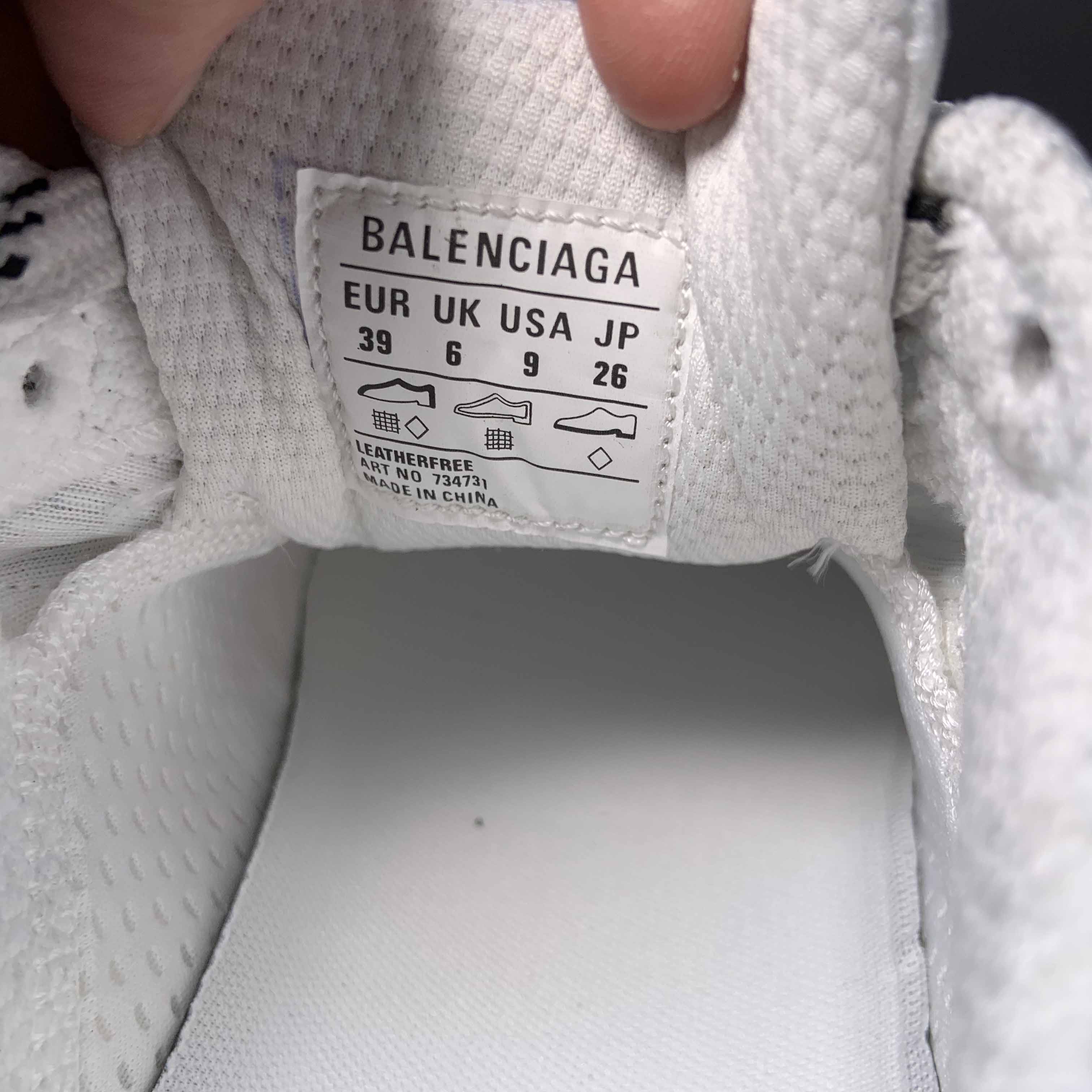 Balenciaga 3XL Sneaker In White/Yellow And Blue - DesignerGu