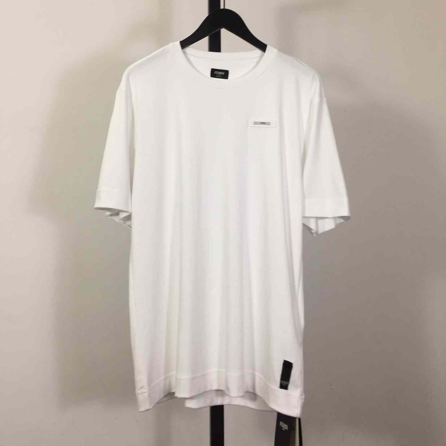 Fendi White Jersey T-shirt - DesignerGu