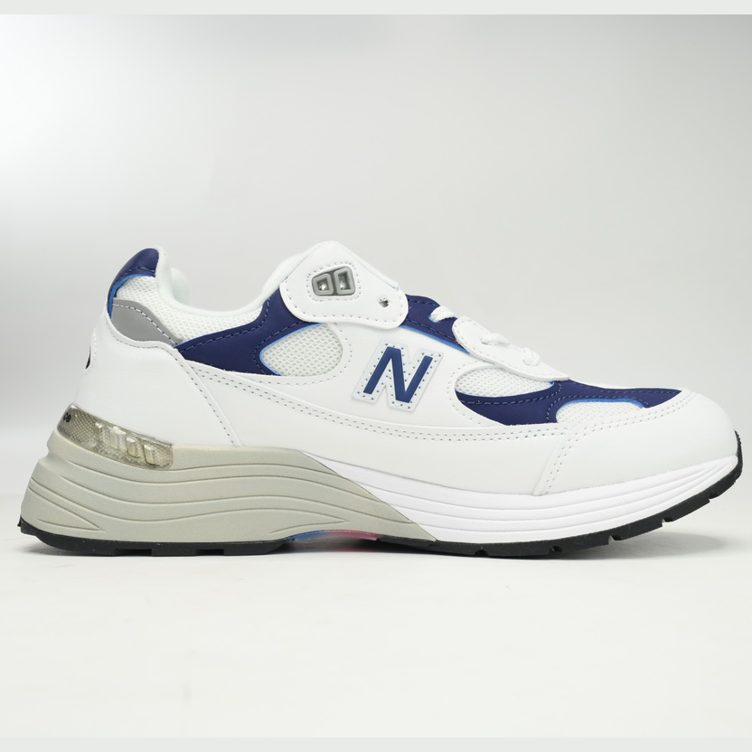 New Balance 992 White Blue Sneakers      M992EC  - DesignerGu