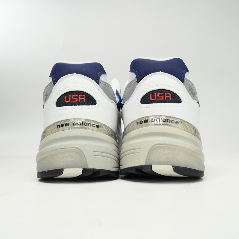 New Balance 992 White Blue Sneakers      M992EC  - DesignerGu