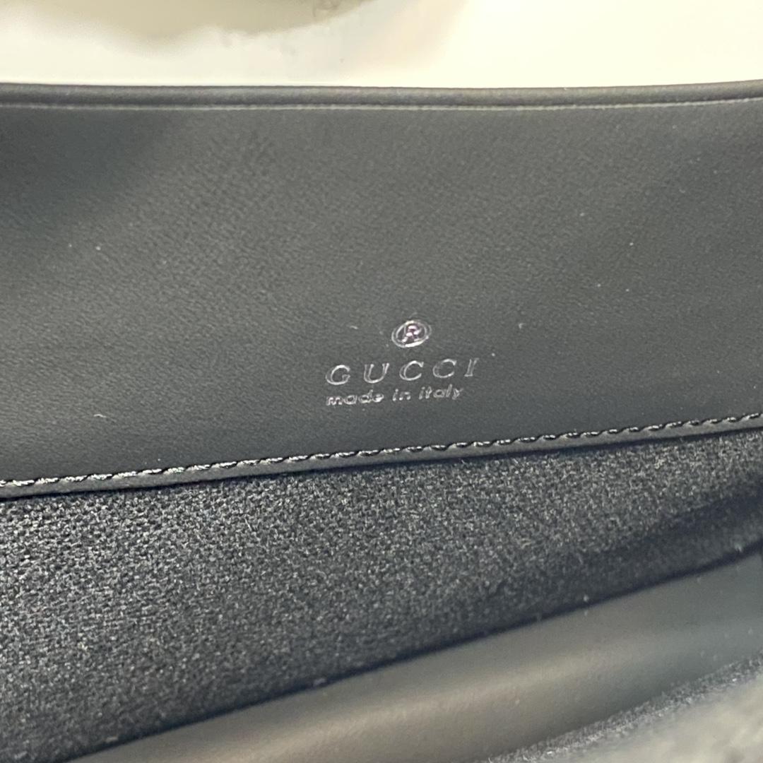 Gucci GG Rubber-effect Pouch - DesignerGu