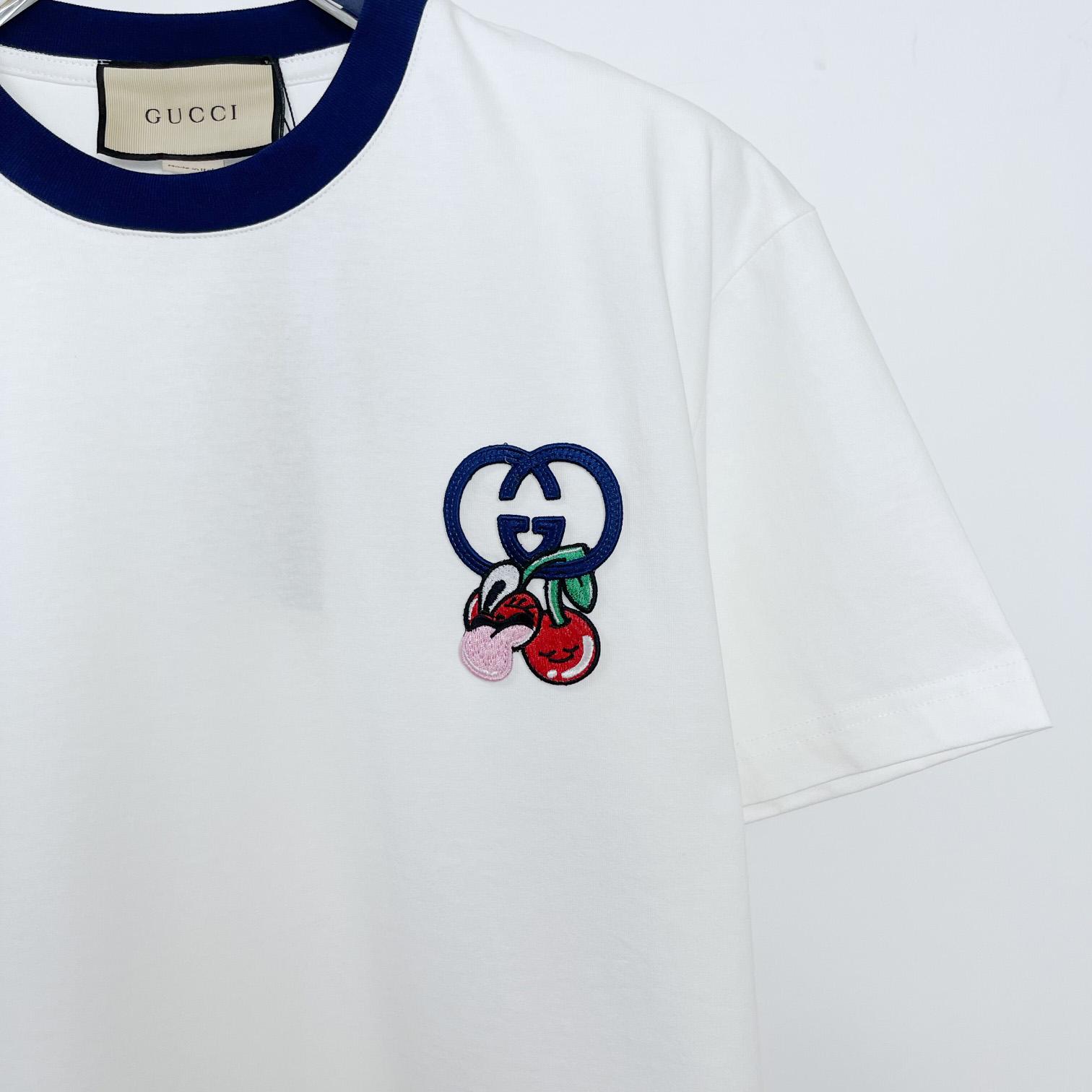 Gucci Cotton Jersey T-shirt  - DesignerGu