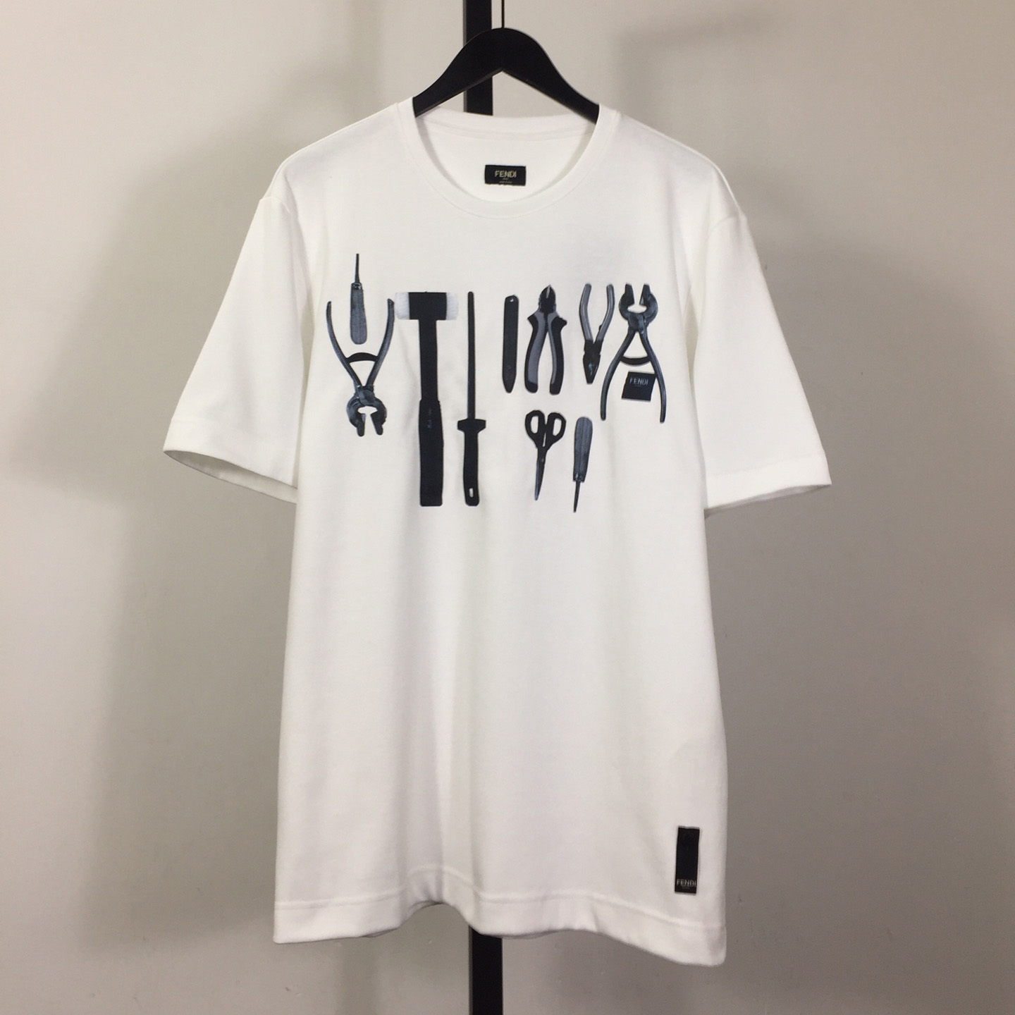 Fendi Beige Cotton T-shirt - DesignerGu