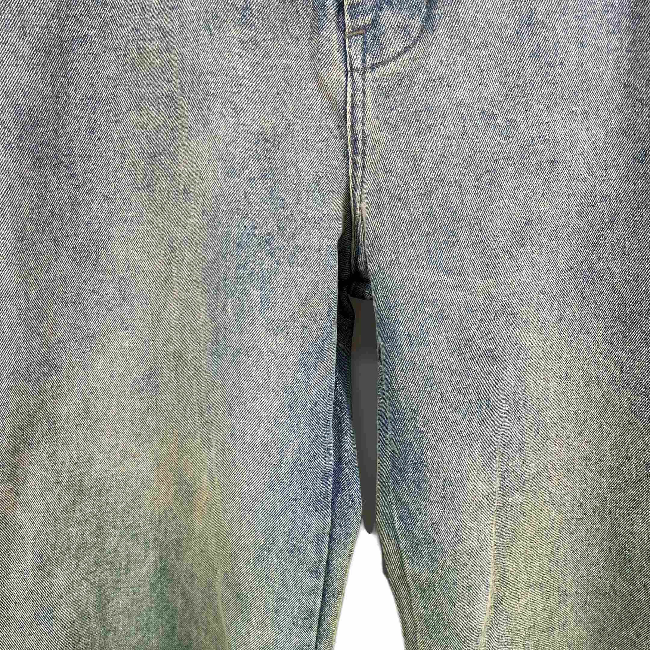 Rick Owens Geth Wide Leg Denim Jeans - DesignerGu