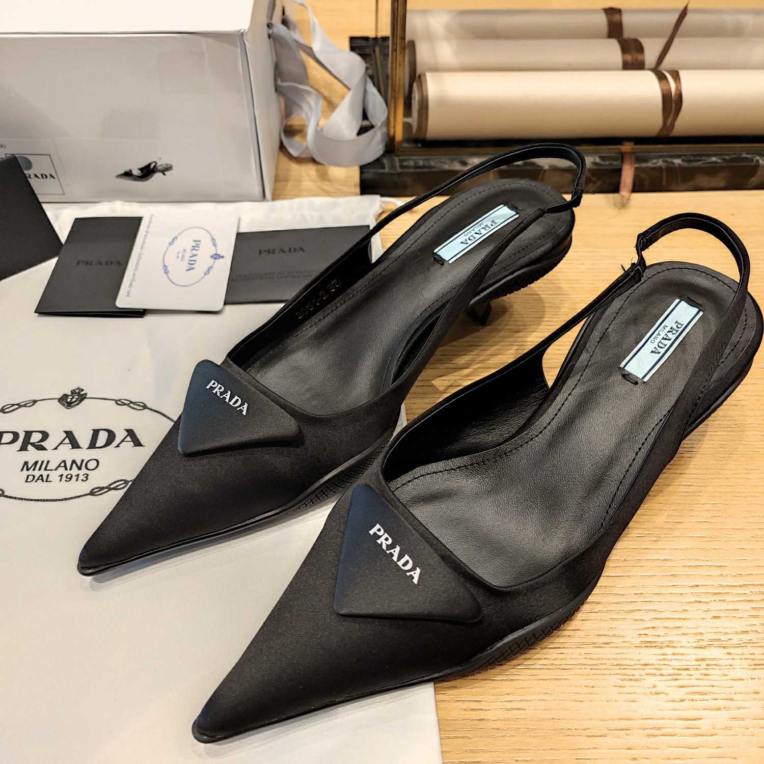 Prada Slingback Pumps - DesignerGu