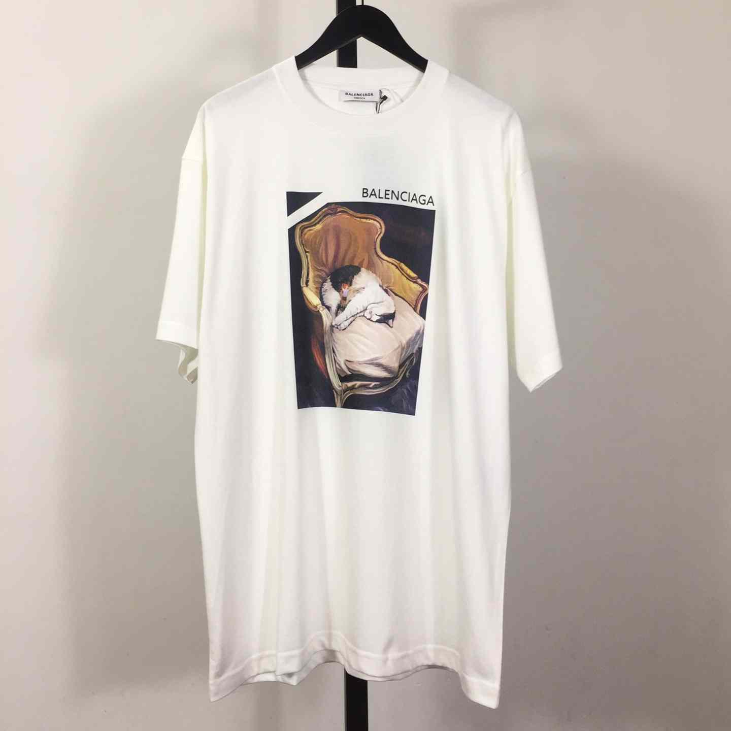 Balenciaga Cat Printed T-shirt - DesignerGu