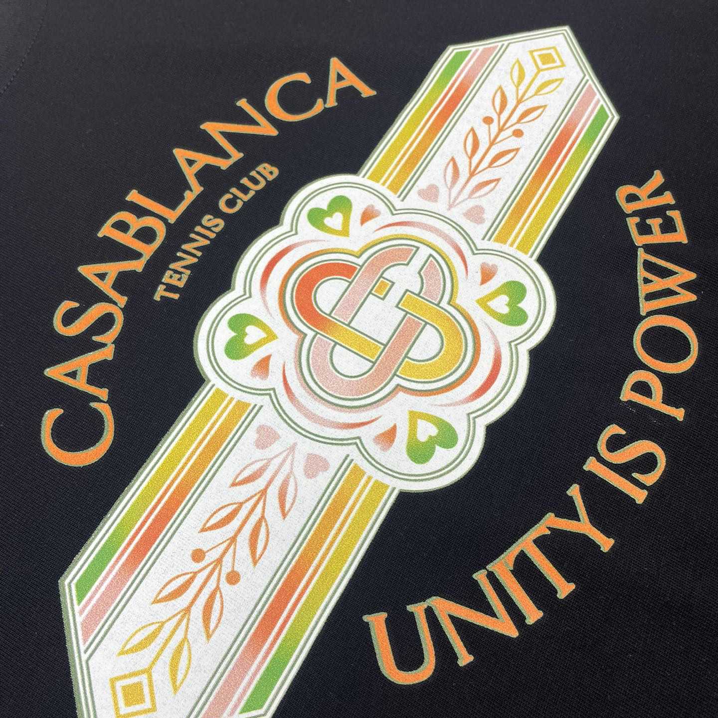 Casablanca Unity is Power T-shirt    C803 - DesignerGu