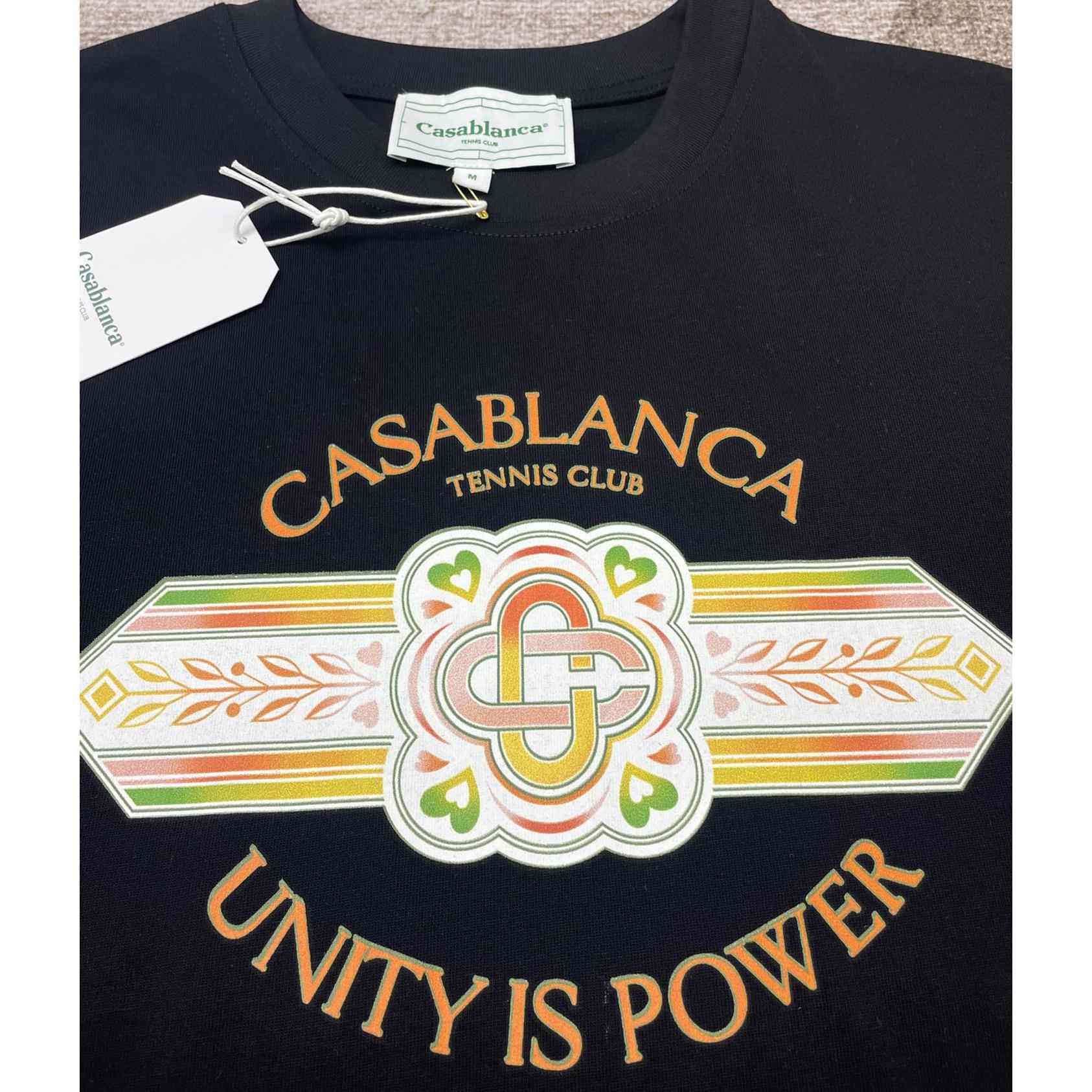 Casablanca Unity is Power T-shirt    C803 - DesignerGu