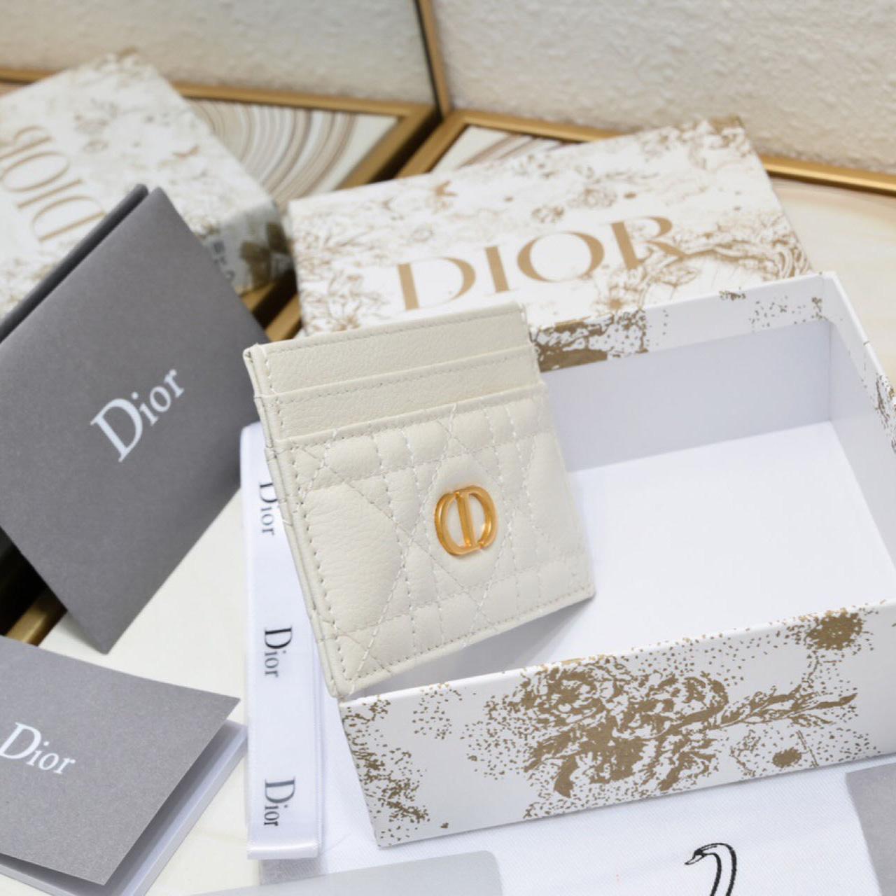 Dior Caro Five-Slot Card Holder   - DesignerGu