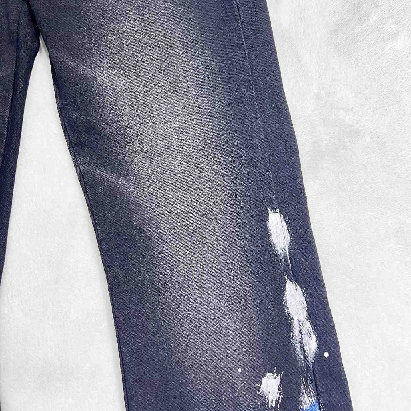 Amiri Paint Splatter Flared Jeans     AM3029-1 - DesignerGu