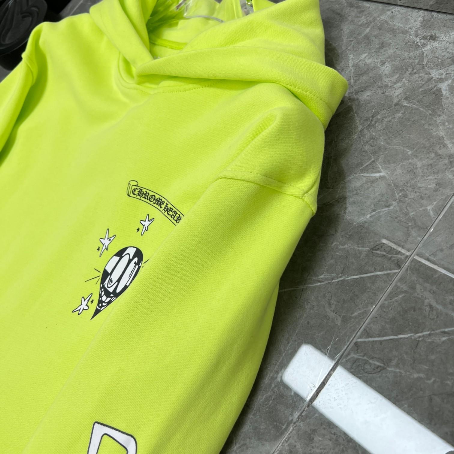 Chrome Heart Matty Boy 'Link' Lime Hoodie - DesignerGu