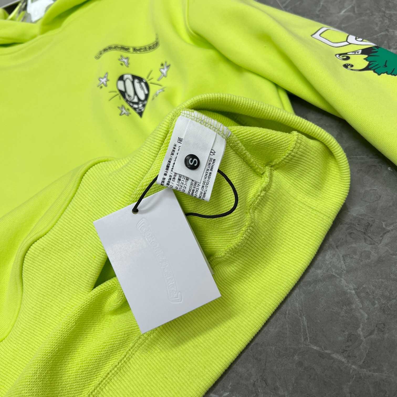 Chrome Heart Matty Boy 'Link' Lime Hoodie - DesignerGu