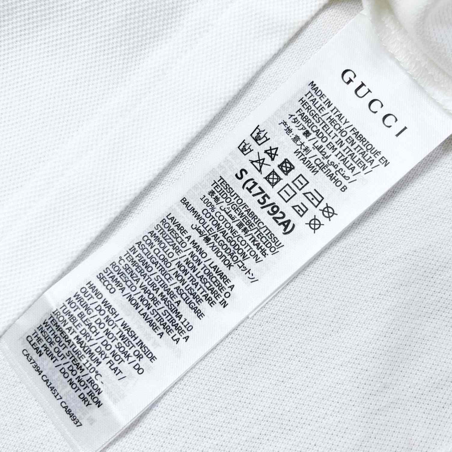 Gucci Cotton Piquet Polo T-shirt With Embroidery - DesignerGu