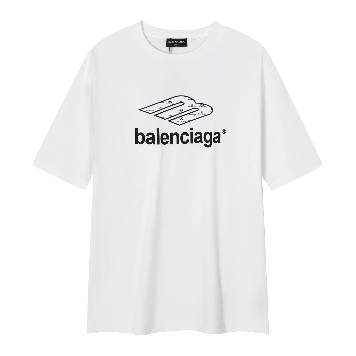 Balenciaga 3B Sport Cotton T-Shirt - DesignerGu