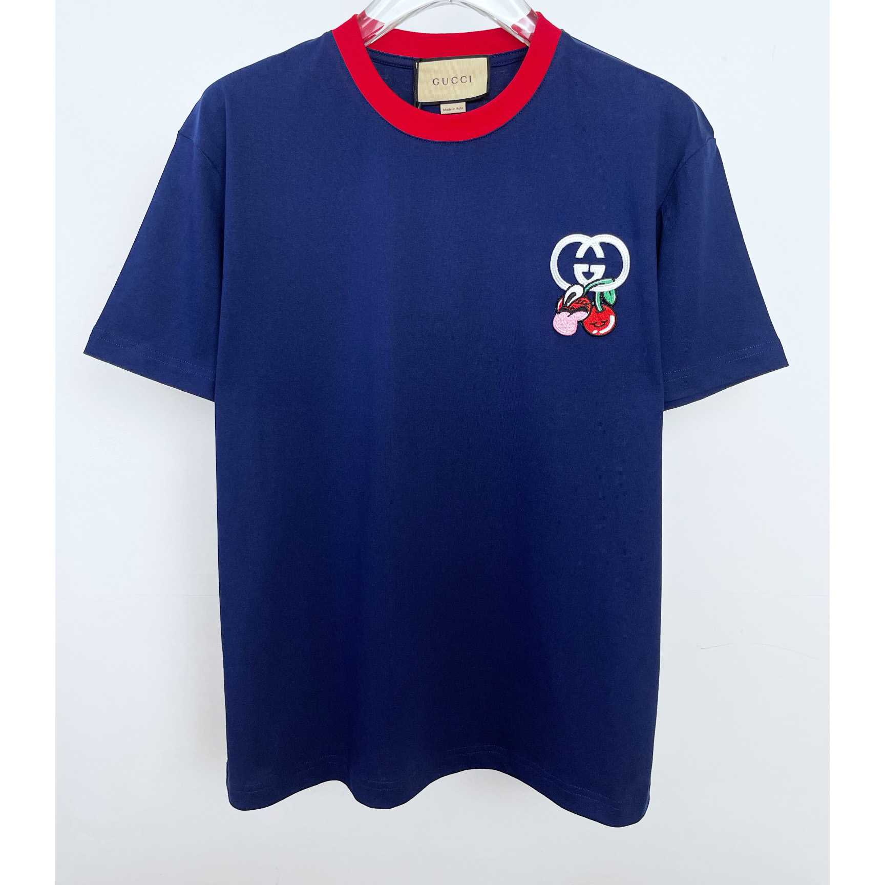 Gucci Cotton Jersey T-shirt  - DesignerGu