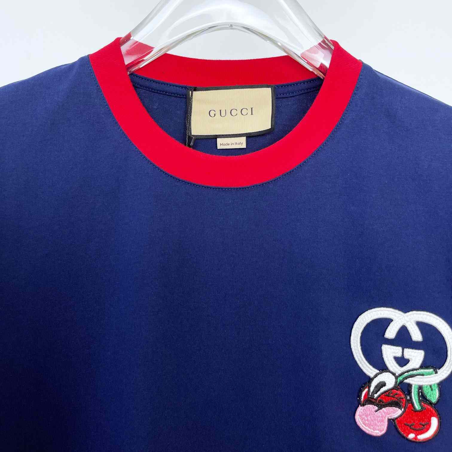 Gucci Cotton Jersey T-shirt  - DesignerGu